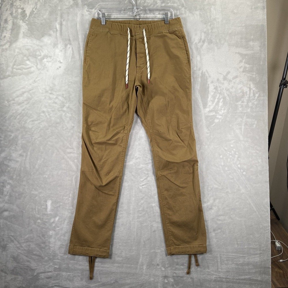 Topo Designs Pants Mens Medium 31" Inseam Dirt Canvas Outdoor Hiking Slim Fit